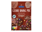 Belbake Koekjes Bakmix voor donkere koekjes met kleurrijke cacaodrops, 180g verpakking.