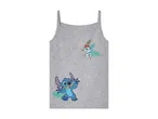 Szürke, pántos trikó Stitch és Scrump mintával.