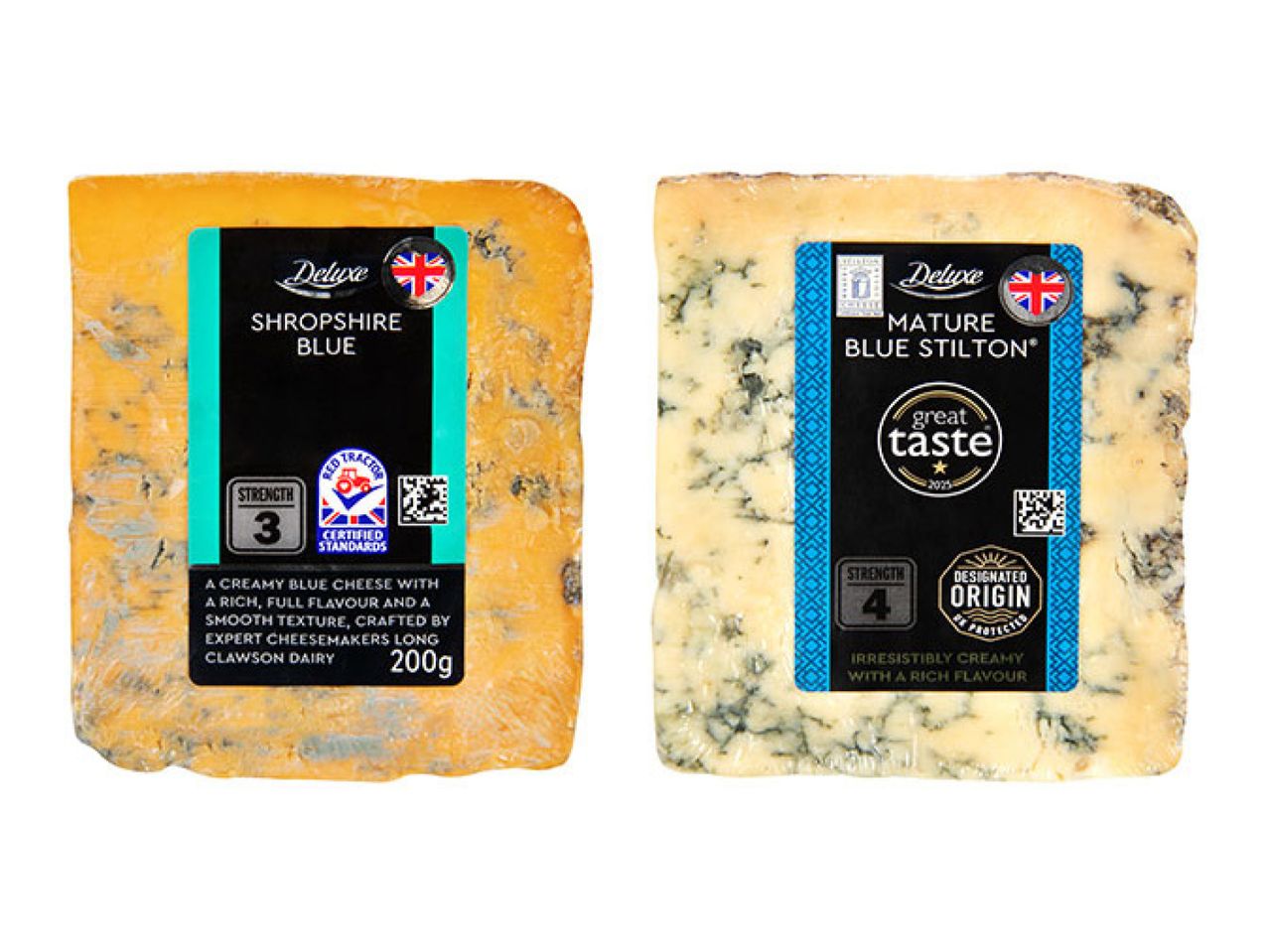 Deluxe Mature Blue Stilton Cheese/ Shropshire Blue 220g