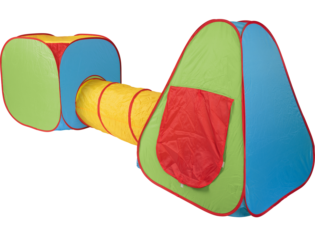 LUPILU mängutelk tunneliga, erksates värvides, lastele