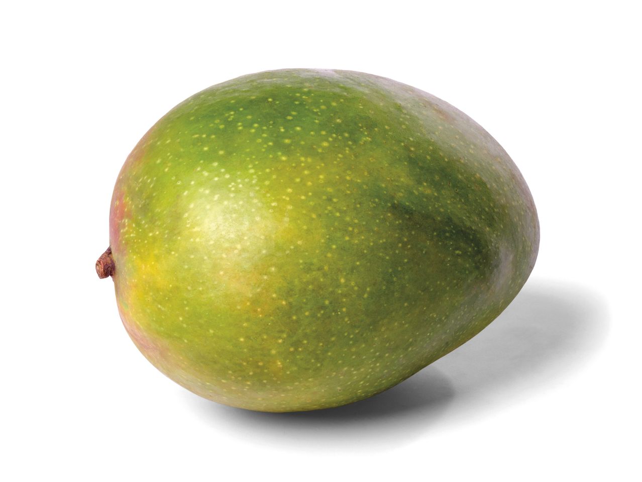 A ripe green mango.