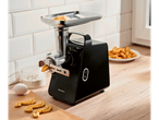 A SilverCrest meat grinder is used to make pasta.