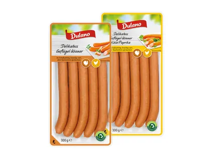 Dulano Delikatess Geflügel-Wiener