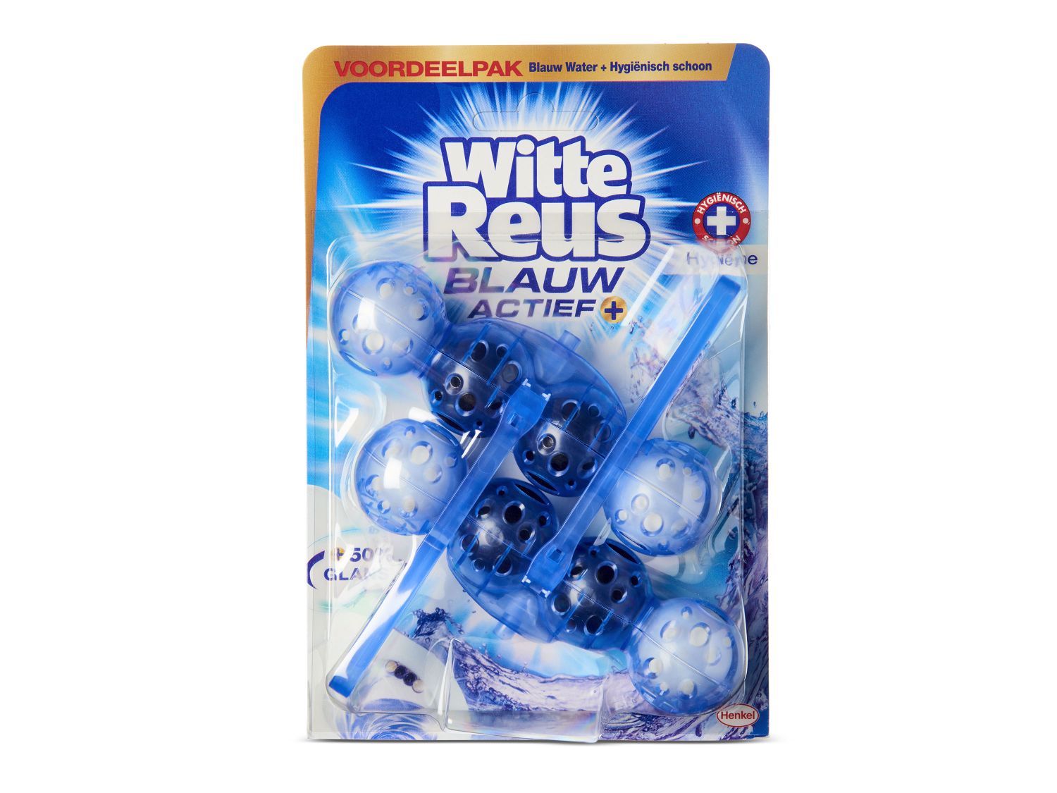 Witte Reus Toiletblok blauw actief hygiene