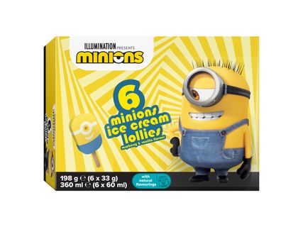 Minions pálcikás jégkrém
