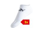 White Puma ankle sock with a red 3x label