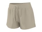 Light beige women's shorts with a drawstring waist