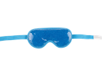 Blue gel eye mask for cooling.