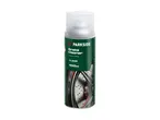 Brake cleaner spray can, 400ml, clear, leaves no residue, with a brake disc graphic.