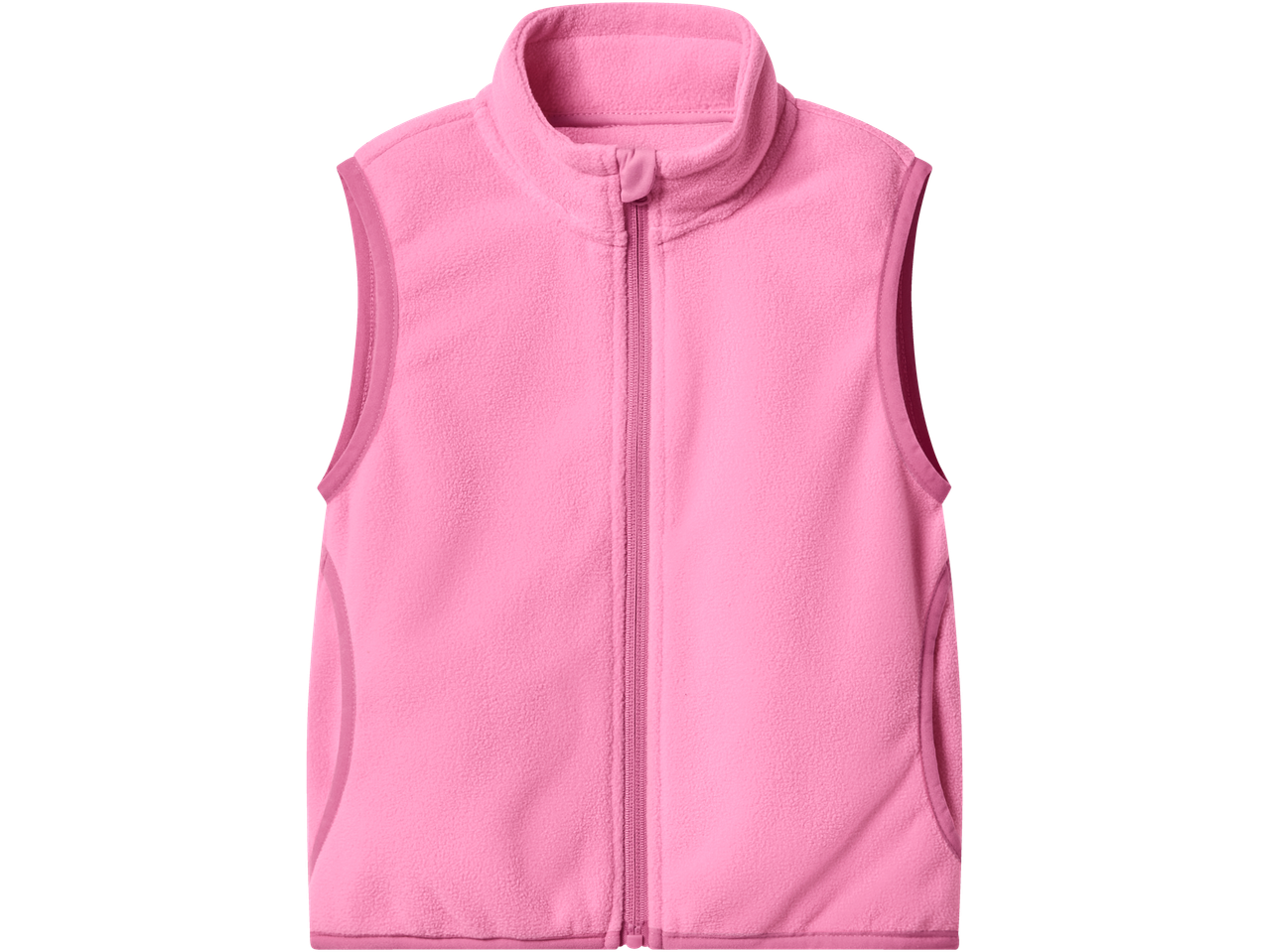 Rozā lupilu® flīsa veste ar rāvējslēdzēju.
