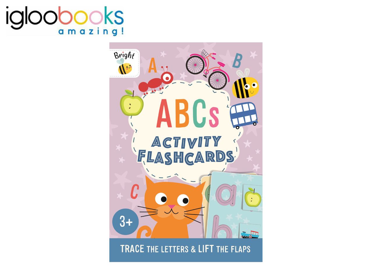 Go to full screen view: Igloo Books Bright Bee Flashcards - ABCs - Image 1