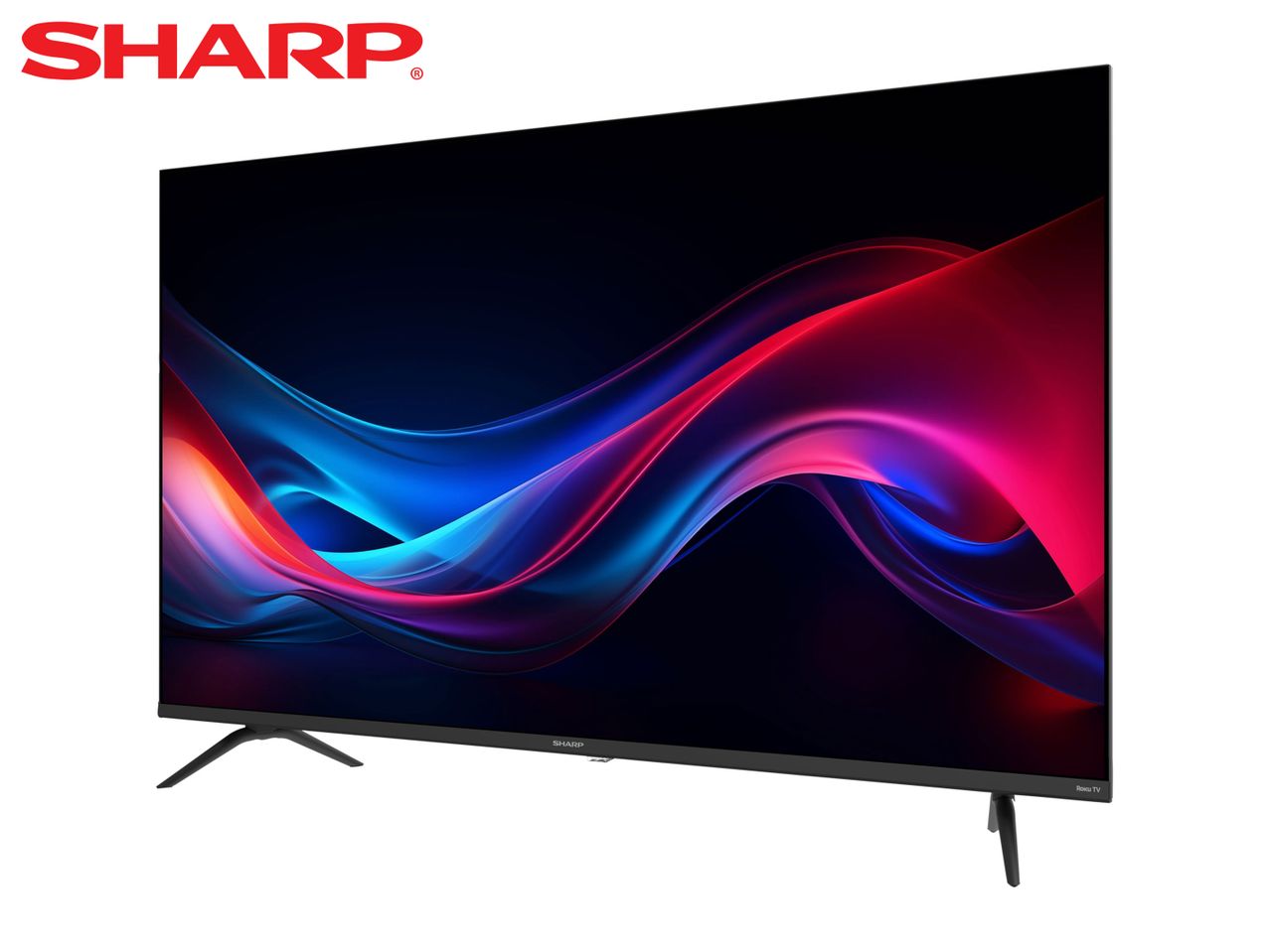 Go to full screen view: Sharp 43’’ 4K Ultra HD Smart LED TV - Image 1