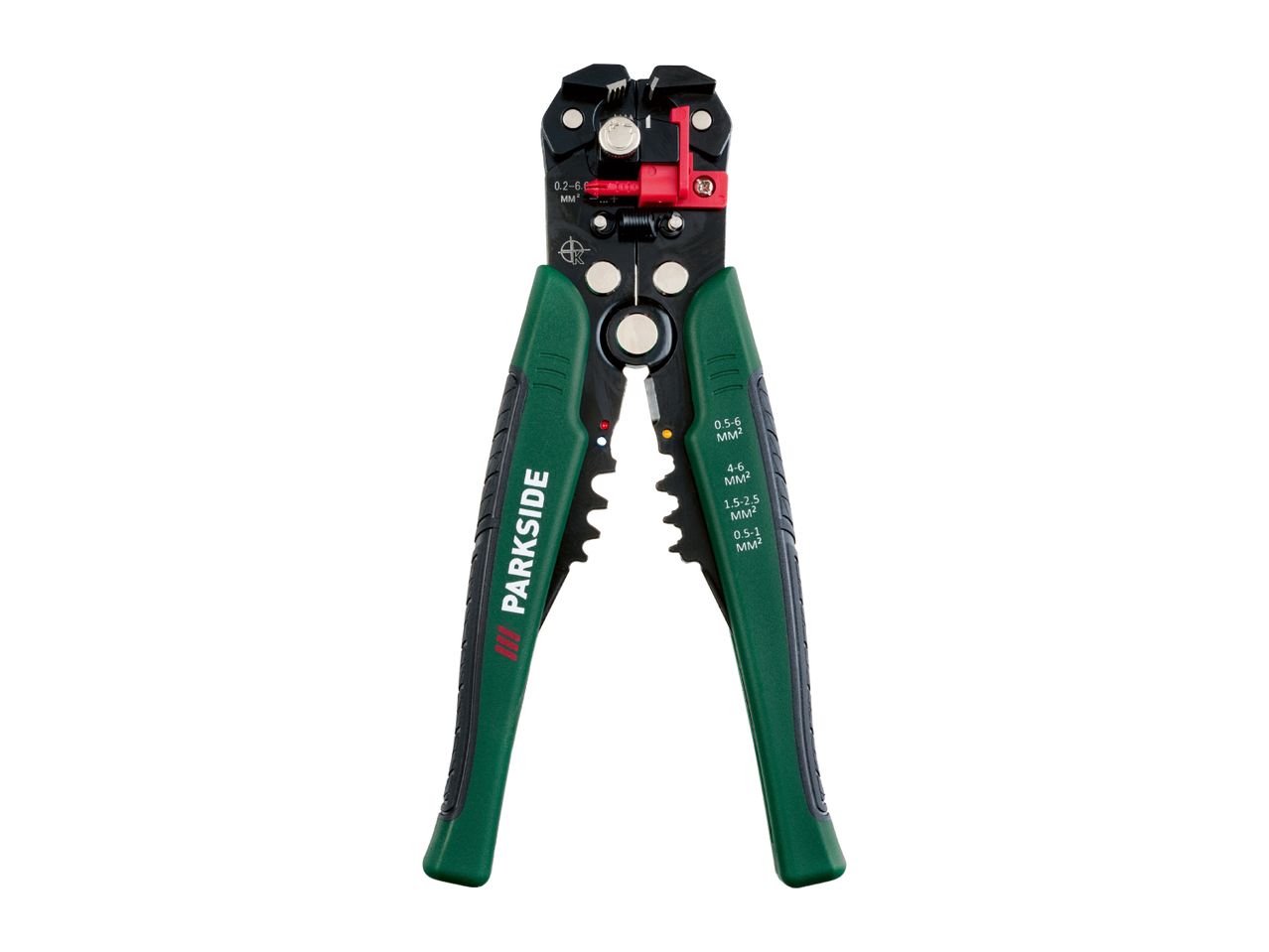 Parkside automatic wire stripper and crimper tool.