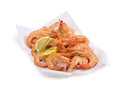 Gekookte gamba's