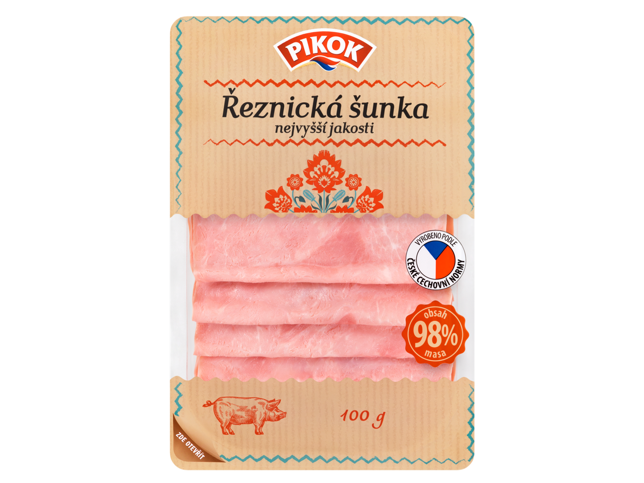 PIKOK Řeznická šunka nejvyšší jakosti
