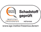 SGS und Institut Fresenius geprüft: Schadstoffgeprüft (HST241540).