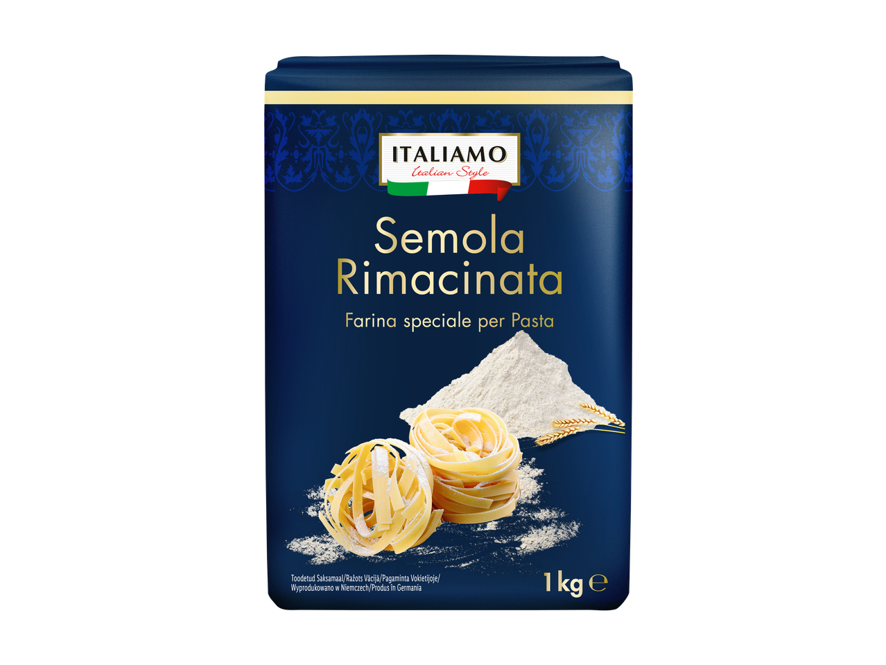 ITALIAMO Semola Rimacinata făină pentru paste, 1 kg