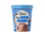 Gelatelli Duo Dough & Brownie ijs: brownie en cookie dough ijs.