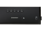 Painel de controlo da máquina de vácuo Silvercrest com botões de função.