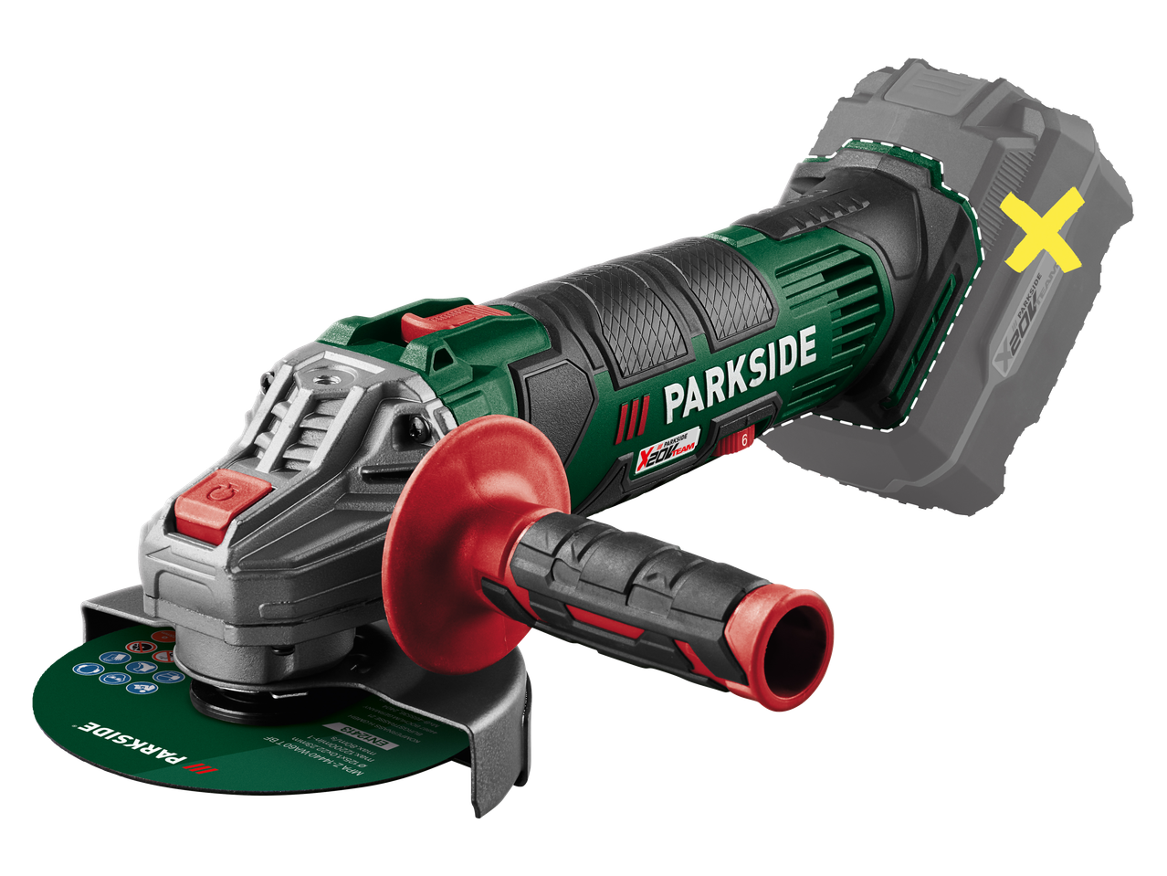 PARKSIDE® Akumulatorowa szlifierka kątowa 20 V