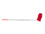 Espanador de microfibra vermelho com cabo extensível para limpeza