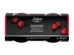 Dessert with raspberry and spiced biscuits, 2 x 60g.