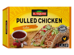 El Tequito: Pulled chicken, salsa en tacos.