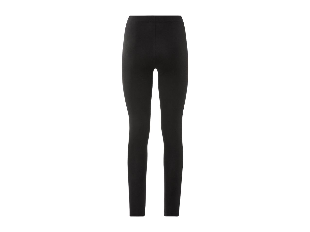 Black full-length leggings