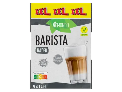 XXL Vemondo Veganer Hafer-Drink Barista