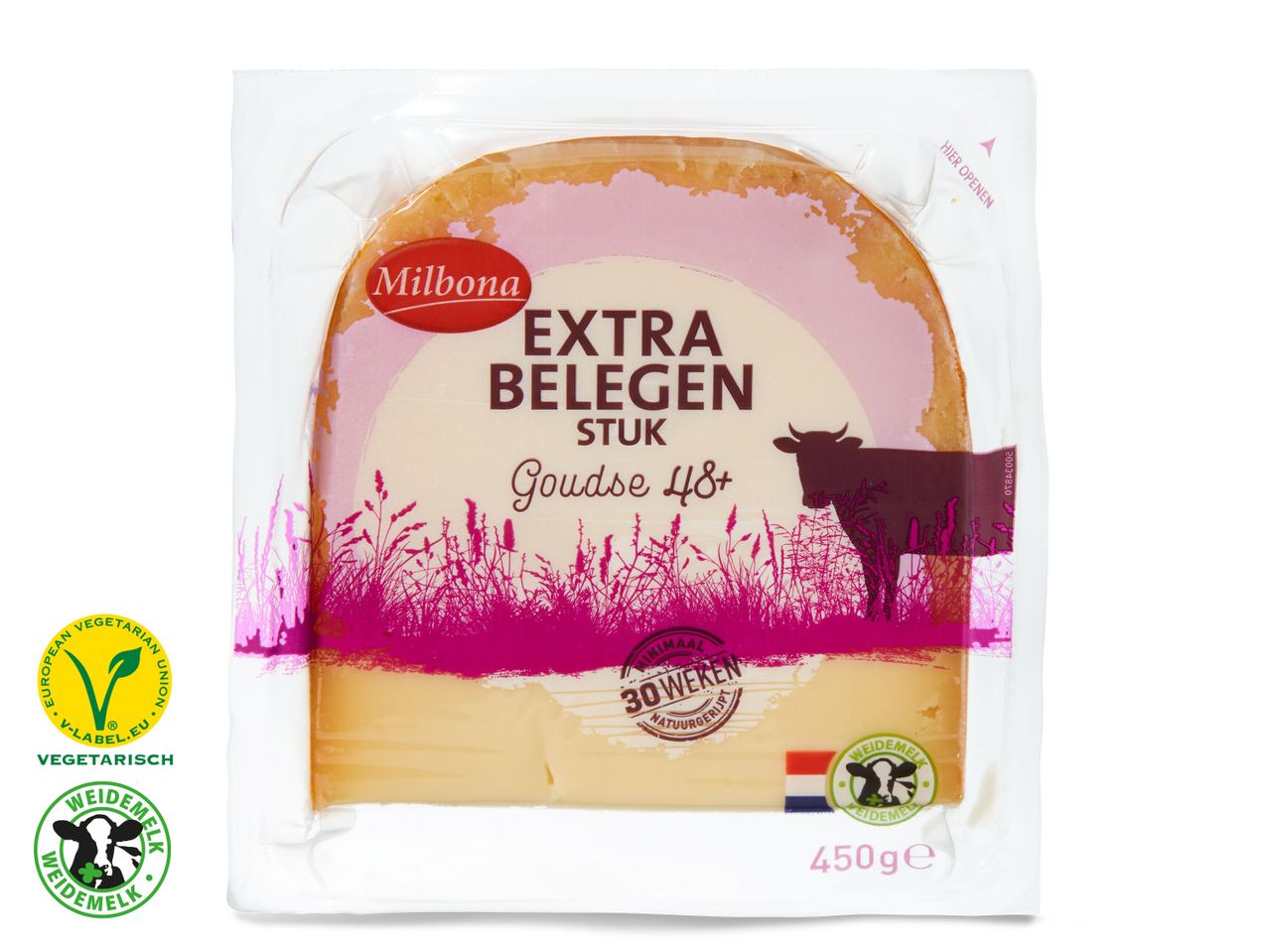 Milbona extra belegen kaas