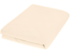LIVARNO Pledas, šviesiai smėlio spalvos minkštas sulankstytas pledas.