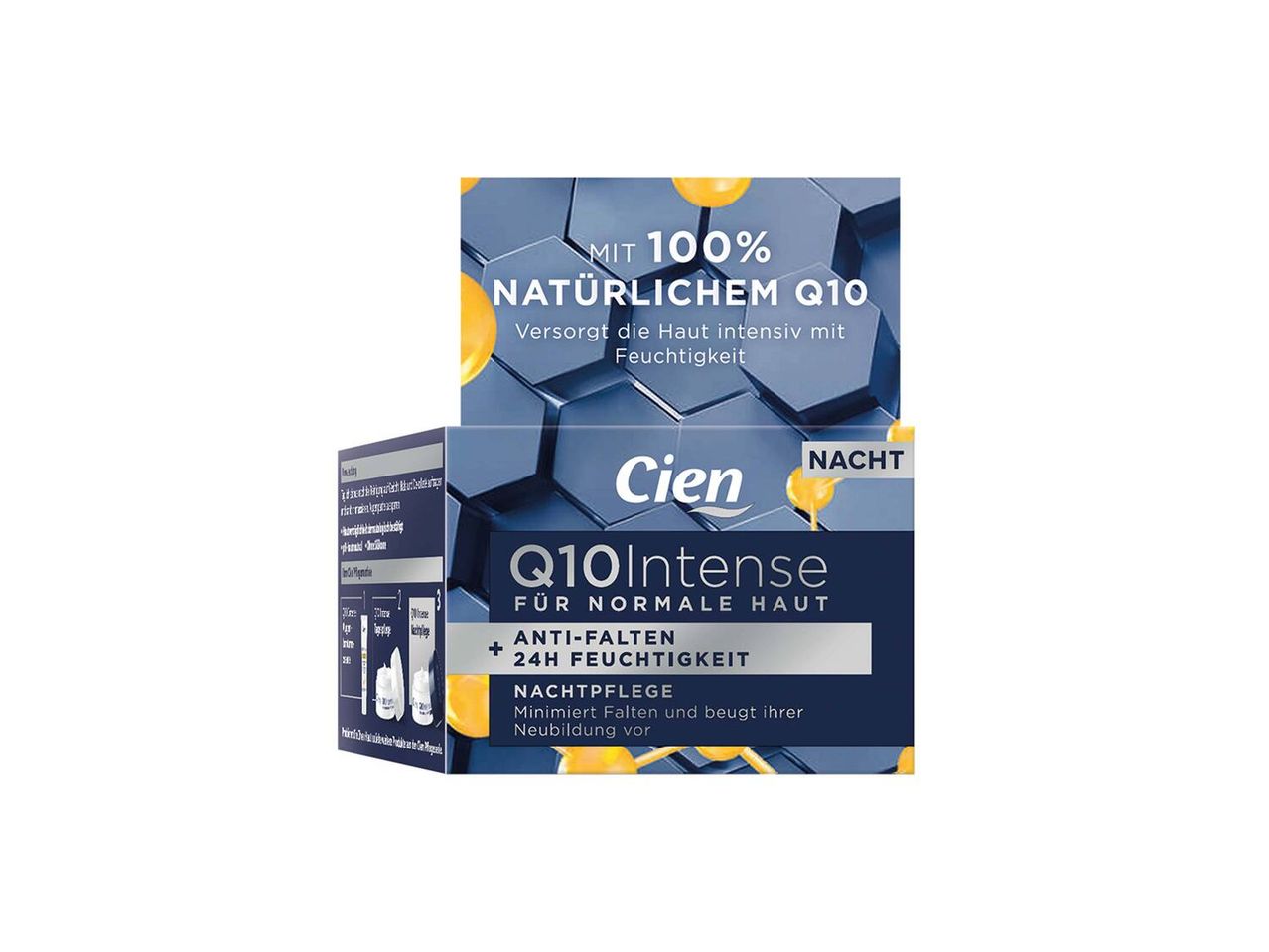 Gehe zu Vollbildansicht: Cien Q10 Intense Nachtpflege Anti-Falten + 24h Feuchtigkeit 50 ml - Bild 3