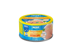 Boîte de thon Nixe MSC à l'huile de tournesol, riche en protéines.
