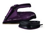 Purple Tower Ceraglide iron with a tapered precision tip and various features.