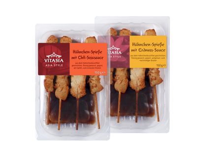 Vitasia Hähnchen-Spieße mit Sauce