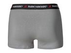 A pair of gray Parkside brand men's boxer briefs.
