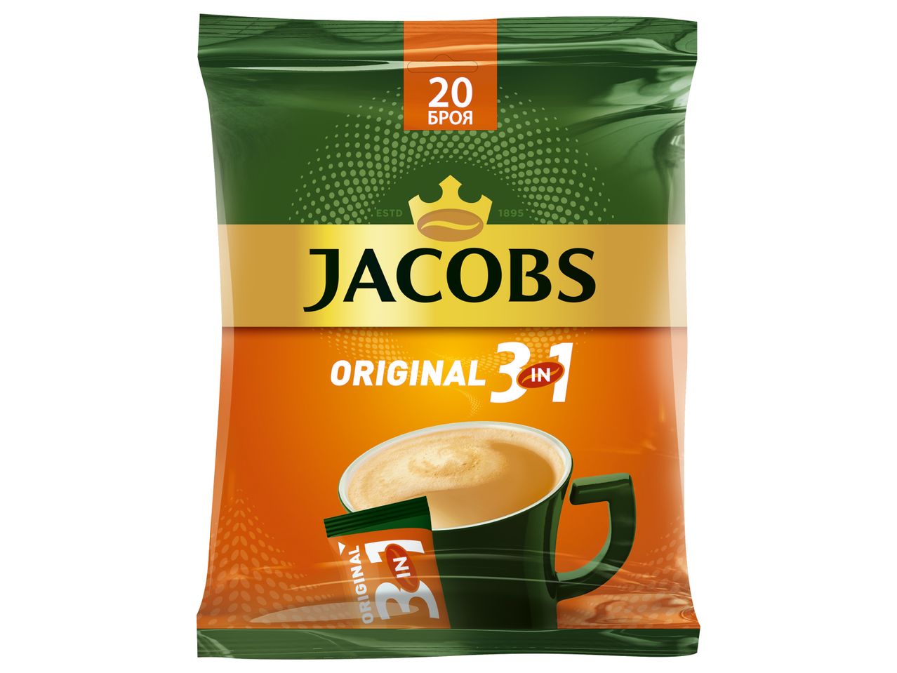 Опаковка Jacobs Original 3 в 1