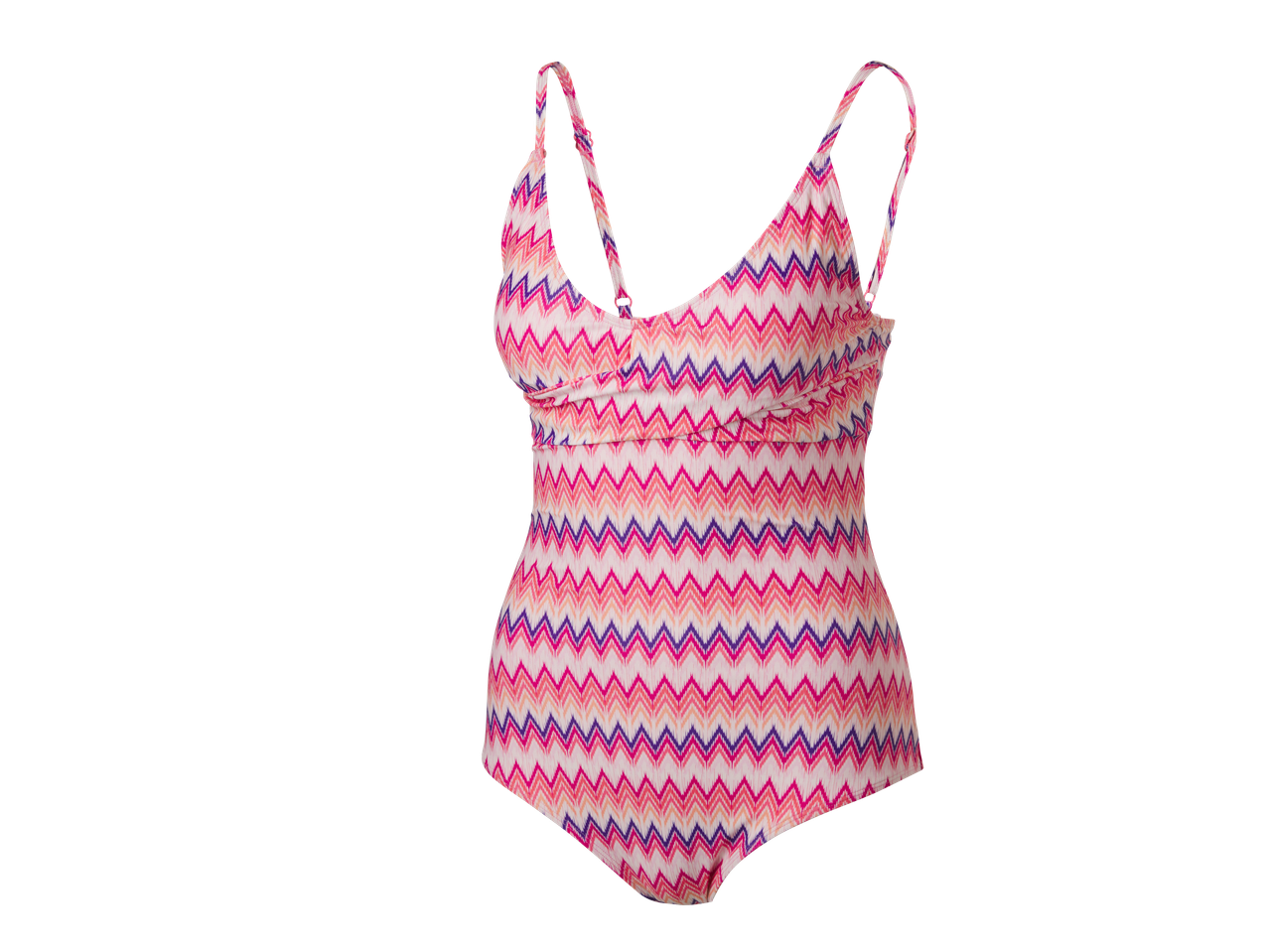 Costum de baie întreg CRIVIT pentru femei cu model colorat în zig-zag