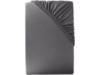 LIVARNO home Microfibre Jersey Fitted Sheet in dark grey