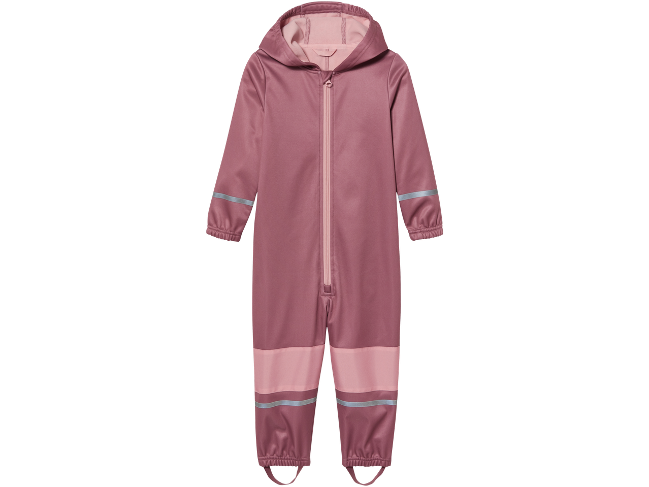 Rožinis vaikų lietpaltis.