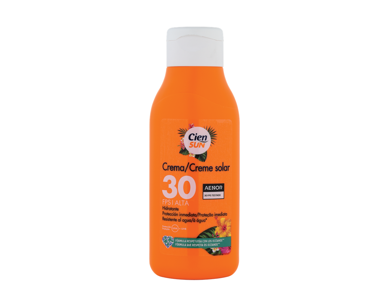 Protetor solar Cien Sun FPS 30.