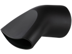 Black hair dryer concentrator nozzle