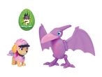 Paw Patrol Skye and Pterodactyl dinosaur toy set.