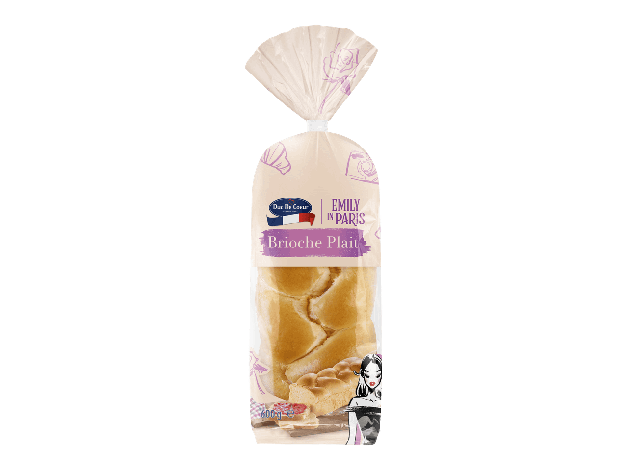 Duc De Coeur Emily in Paris Brioche Plait -leipäpaketti.
