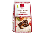 Favorina mini širdelės ir žvaigždės formos sūreliai su juoduoju šokoladu, veganiški, 400g.