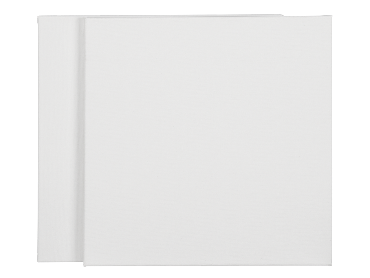 CRELANDO® Lærred: Két fehér üres vászon