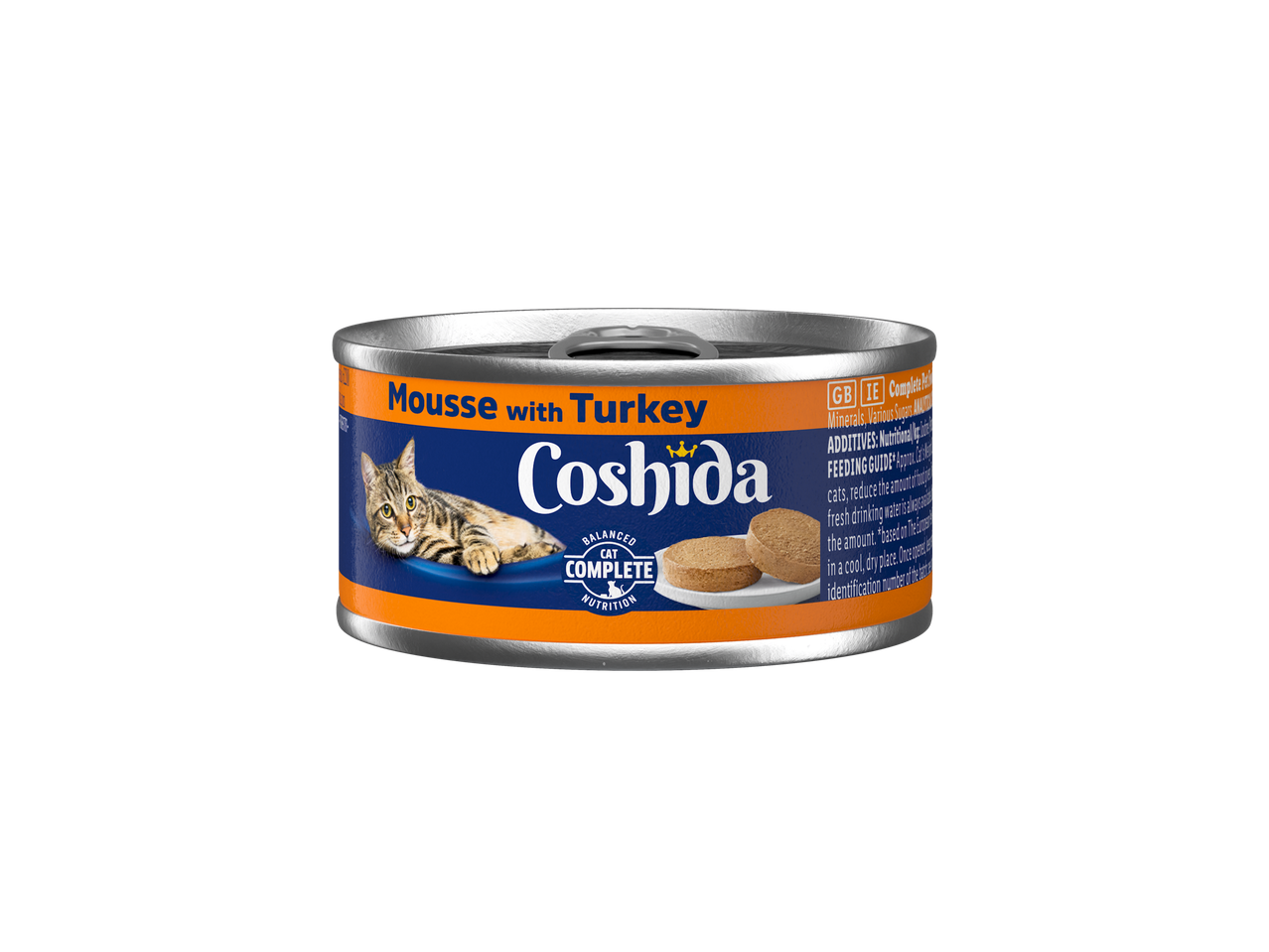 Coshida Selection Cat Food Mousse with Turkey, complete nutrition for cats.