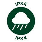 IPX4 ocena otpornosti na prskanje vode.