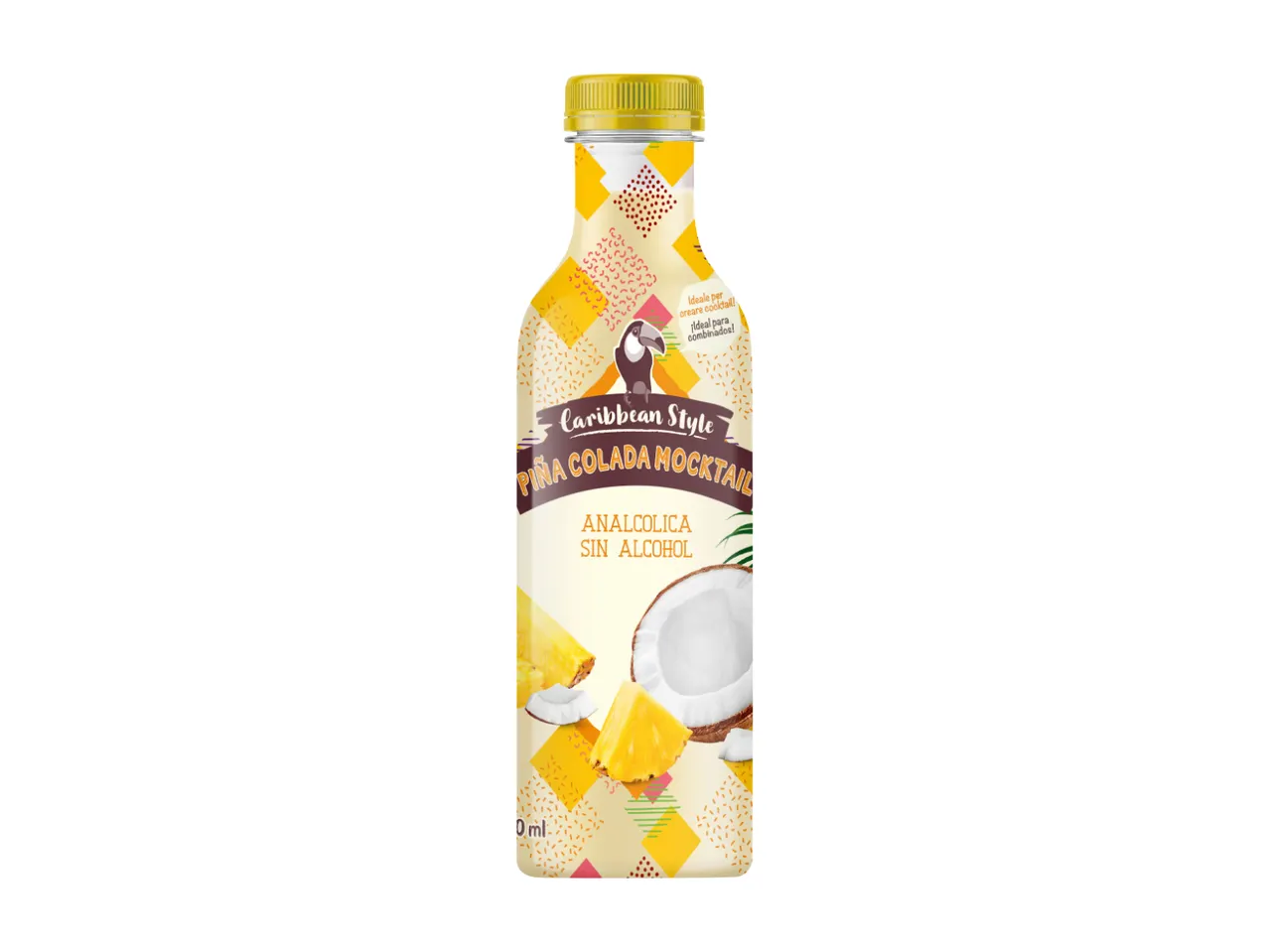 Boca Caribbean Style Piña Colada Mocktail bez alkohola sa ananasom i kokosom.