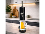 Dispensador de cerveja MAD MONKEY com cerveja espumosa numa cozinha.